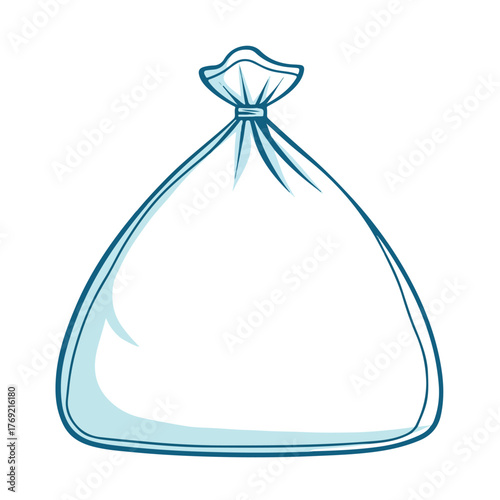 Sleek Bean Bag Line Art Design