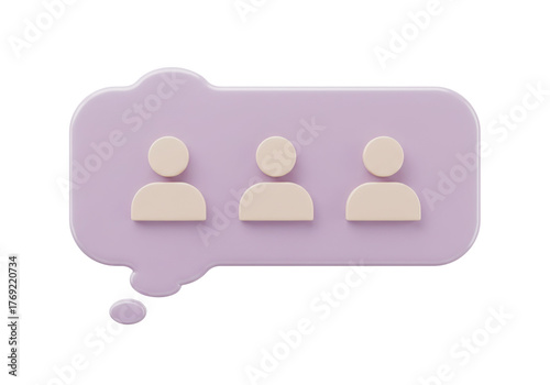 Isolated Teamwork Concept Illustrating Meeting of Group People, Sharing Ideas, Collaboration