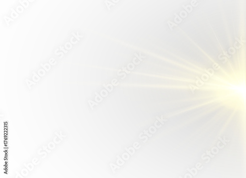 Bright yellow beam PNG shines with radiant energy. Sparkling rays and subtle highlights create a dynamic and festive effect. Perfect for abstract visuals, digital art, or creative projects.