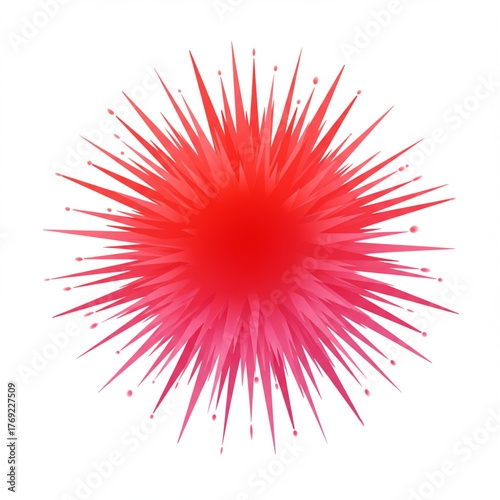 Dynamic energy burst with fluid lines and vibrant gradients on white backdrop.