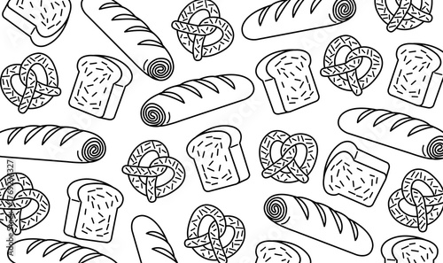 breads seamless background