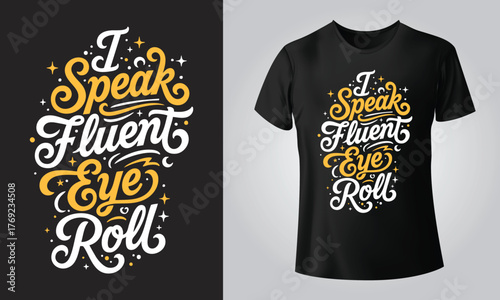 Fotografia Funny Sarcasm Quote Typography – Quotes for T-Shirt Design SVG, PNG, Vector File