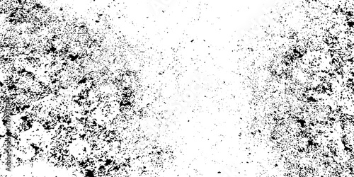 Vector Dirt dust isolated on white background and texture old film grainy noise. Grunge texture Distressed Effect. Grungy Background textured effect. Black and white Dust overlay paint, stroke, ink.	