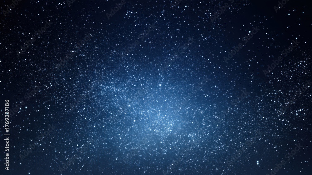Obraz premium Starry Night Sky with Bright Stars and Cosmic Background