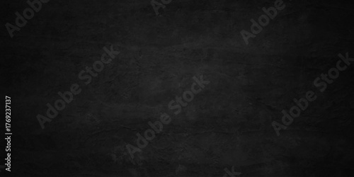 Black texture chalk board and black board background. stone concrete texture grunge backdrop background anthracite panorama. Grunge dark grey black slate background texture
