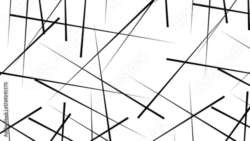 Abstract lines in black and white tone of many squares and rectangle shapes, Metal grid isolated on the white background.  