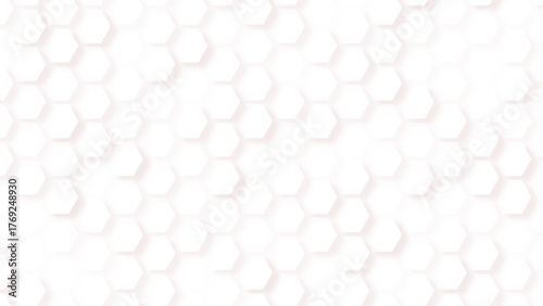 Texture bee comb grid. Flat vector illustration isolated on white background, Honeycomb pattern with hexagon mesh. 