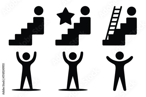 Success and achievement icons
