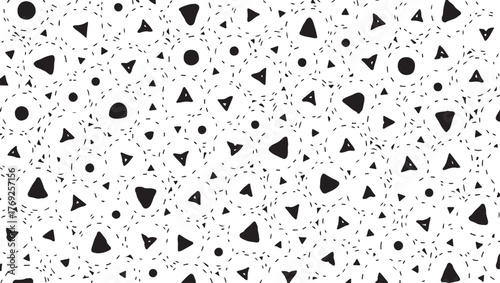 Black & White Geometric Doodle Pattern

Abstract Retro Shapes Seamless Design

Monochrome Minimalist Geometry Background