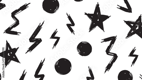 Black & White Geometric Doodle Pattern

Abstract Retro Shapes Seamless Design

Monochrome Minimalist Geometry Background