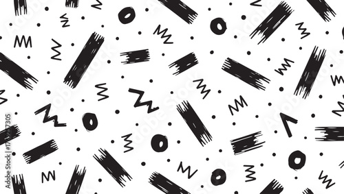 Black & White Geometric Doodle Pattern

Abstract Retro Shapes Seamless Design

Monochrome Minimalist Geometry Background