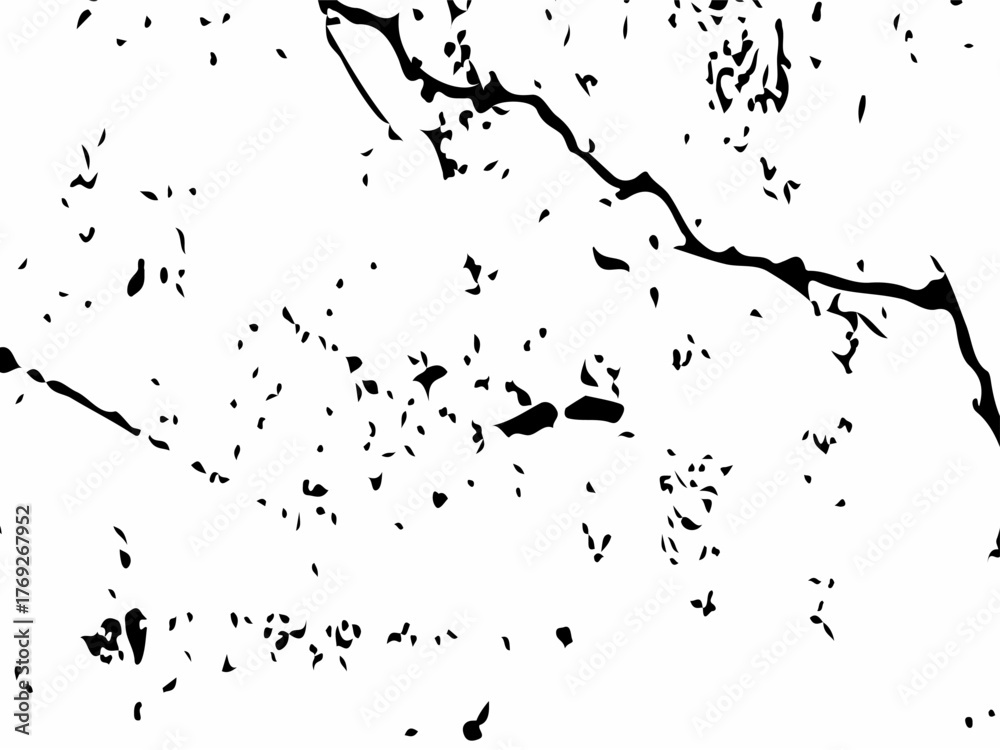 Obraz premium White black grey wall, floor with cracks, texture background