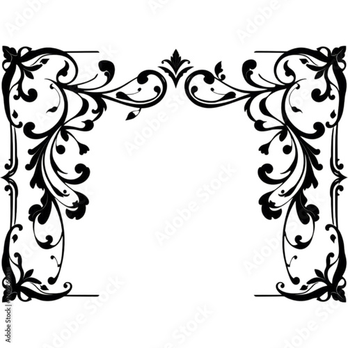 decorative floral frame