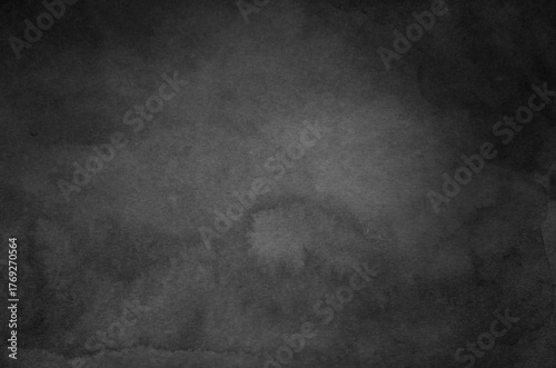 Abstract black watercolor background texture