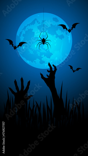 sfondo, verticale, halloween, formato verticale, notte, spaventoso,  short, reel, 