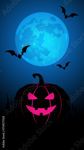 sfondo, verticale, halloween, formato verticale, notte, spaventoso,  short, reel, 