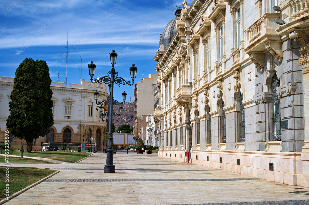 Fototapeta premium Palacio Consistorial de Cartagena (Murcia), Spain