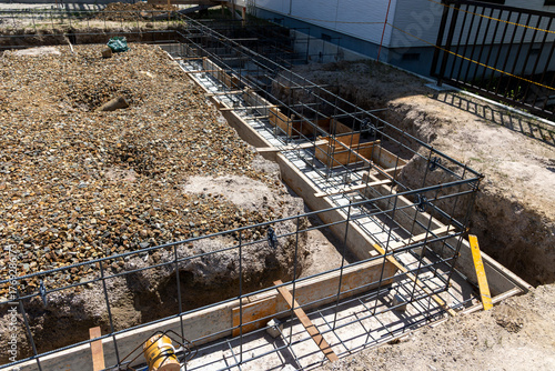 建設素材　鉄筋工事