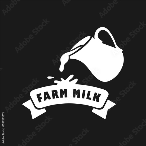 This visual showcases efforts in environmental conservation, emphasizing the value of fresh farm milk. It highlights a commitment to eco-friendly practices and organic farming.