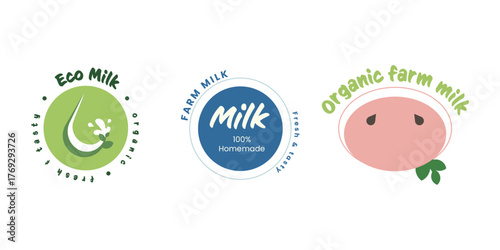 Infographics highlight the importance of environmental conservation in milk production. This includes practices that promote organic farming and sustainable agriculture methods.