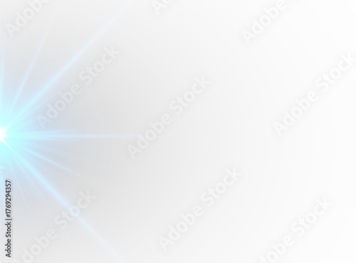 Blue sunlight glare PNG radiates soft sparkling streaks. Radiant highlights create a lively and magical effect. Ideal for digital illustrations, abstract designs, or creative projects.