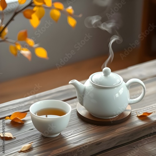 Traditional Chinese Tea Ceremony Table