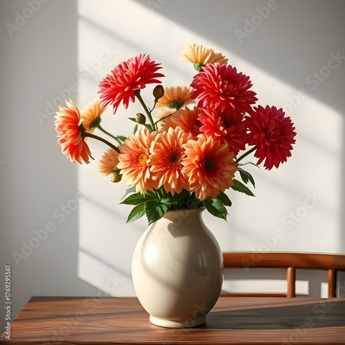 Chrysanthemum in vase