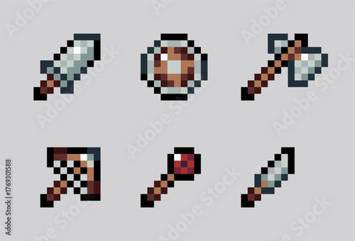 Weapons RPG Pixel Art