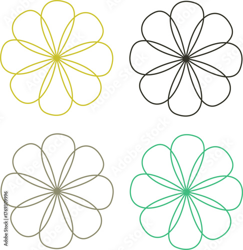 Natural Mandala Ayurveda Resort Sign Symbol Logo
