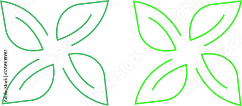 Eco Bio Leaves Product Sign Symbol Logo Vector
