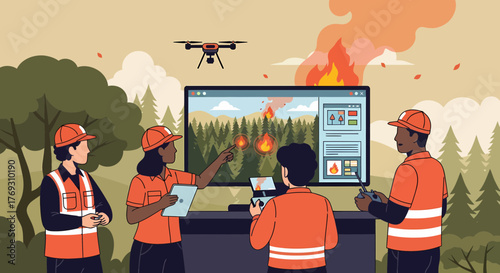 Firefighter Team Uses Drone Technology To Monitor Forest Fires