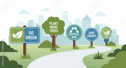 Inspiring Green Initiative And Environmental Conservation Awareness Campaign