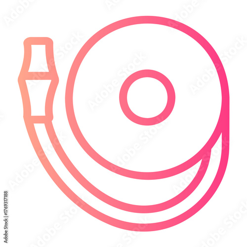 fire hose gradient icon
