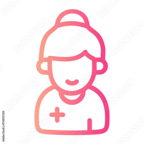 nurse gradient icon