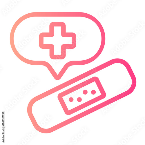 plaster gradient icon