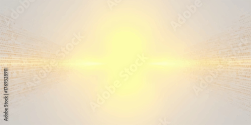 Soft glowing yellow and orange light flare effect with subtle horizontal streaks on a textured background