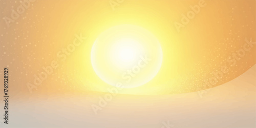 Soft glowing golden light emanating from a bright center creating an ethereal and hopeful atmosphere