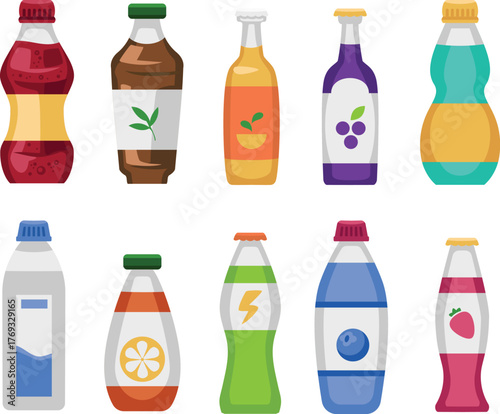 refreshing with sparking drink from convenience store