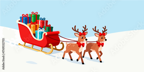 Christmas Festival Background Image
