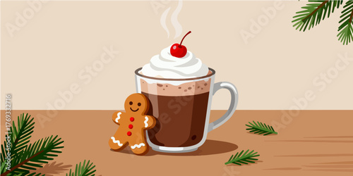 Christmas Festival Background Image