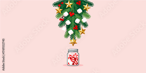 Christmas Festival Background Image