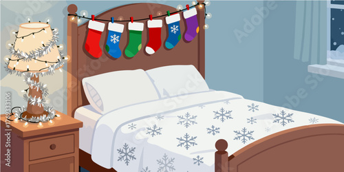 Christmas Festival Background Image