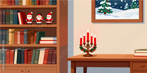 Christmas Festival Background Image