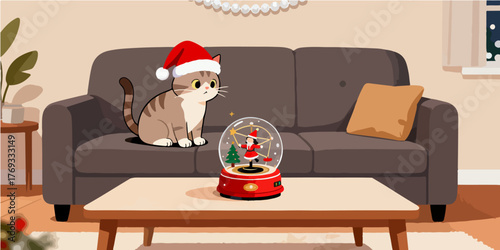 Christmas Festival Background Image
