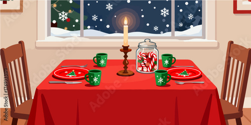 Christmas Festival Background Image