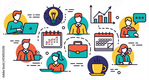 icon set daily activity