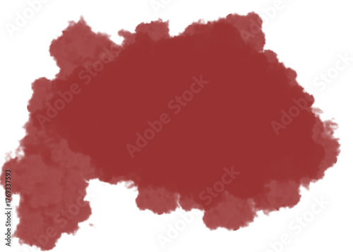 Map of Voivodeship Silesian in Poland with detailed border lines