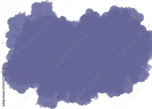 Abstract violet shape on a black background for graphic resources