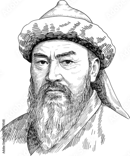 Genghis Khan - the founder and first khan of the Mongol Empire