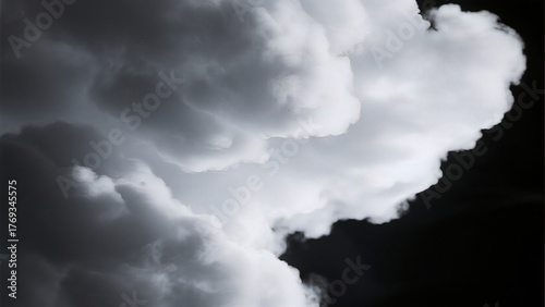 Fototapeta Naklejka Na Ścianę i Meble -  Stormy clouds in dark sky